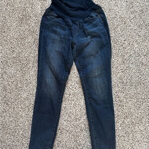 Women's Dark Blue Maternity Jeans